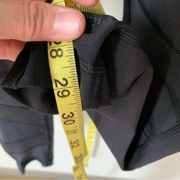 Lululemon Wunder Under Tech Mesh Black Leggings Size 2 - Picture 8 of 8